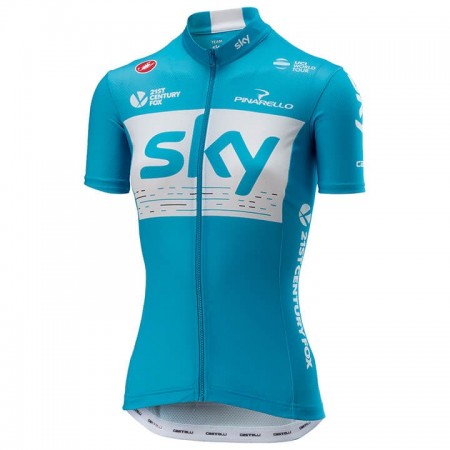 Maillot vélo Femme 2018 Team Sky N002